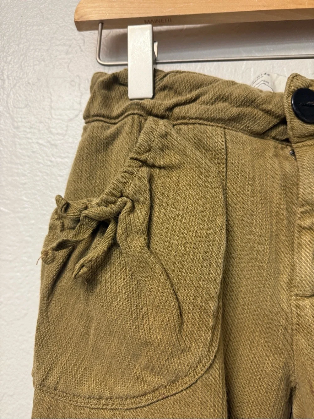$16 ADD ON zara green pants 9Y‎ joggers jamie kay hanna andersson h&m